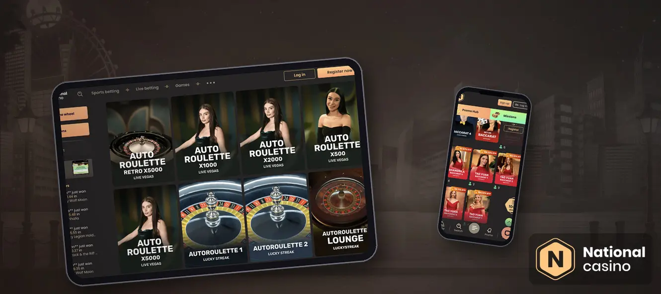 Înregistrare și Logare National Casino Înregistrare și Logare National Casino